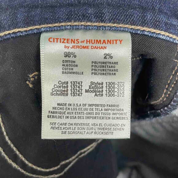Citizens of Humanity Elson Medium Rise Straight Leg Jeans Womens Size 32 - Picture 6 of 15